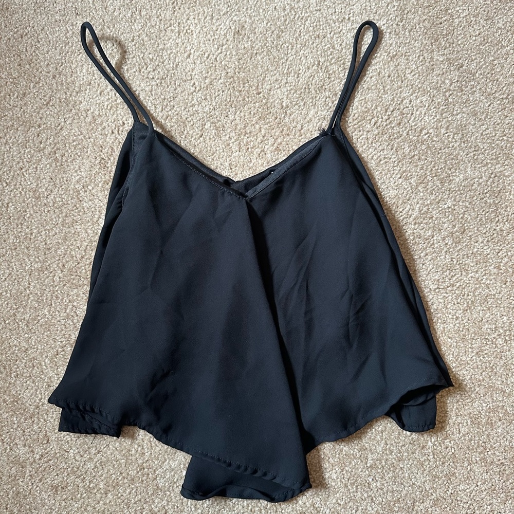 Dainty Hooligan cropped flowy tank top